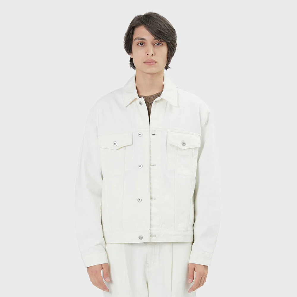 DENIM TRUCKER JACKET(ECRU)