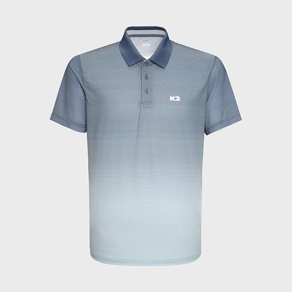 Ossak(OSSAK) NEW TRACK 短袖 Polo_SMOKE DARK BLUE_KMM252285B
