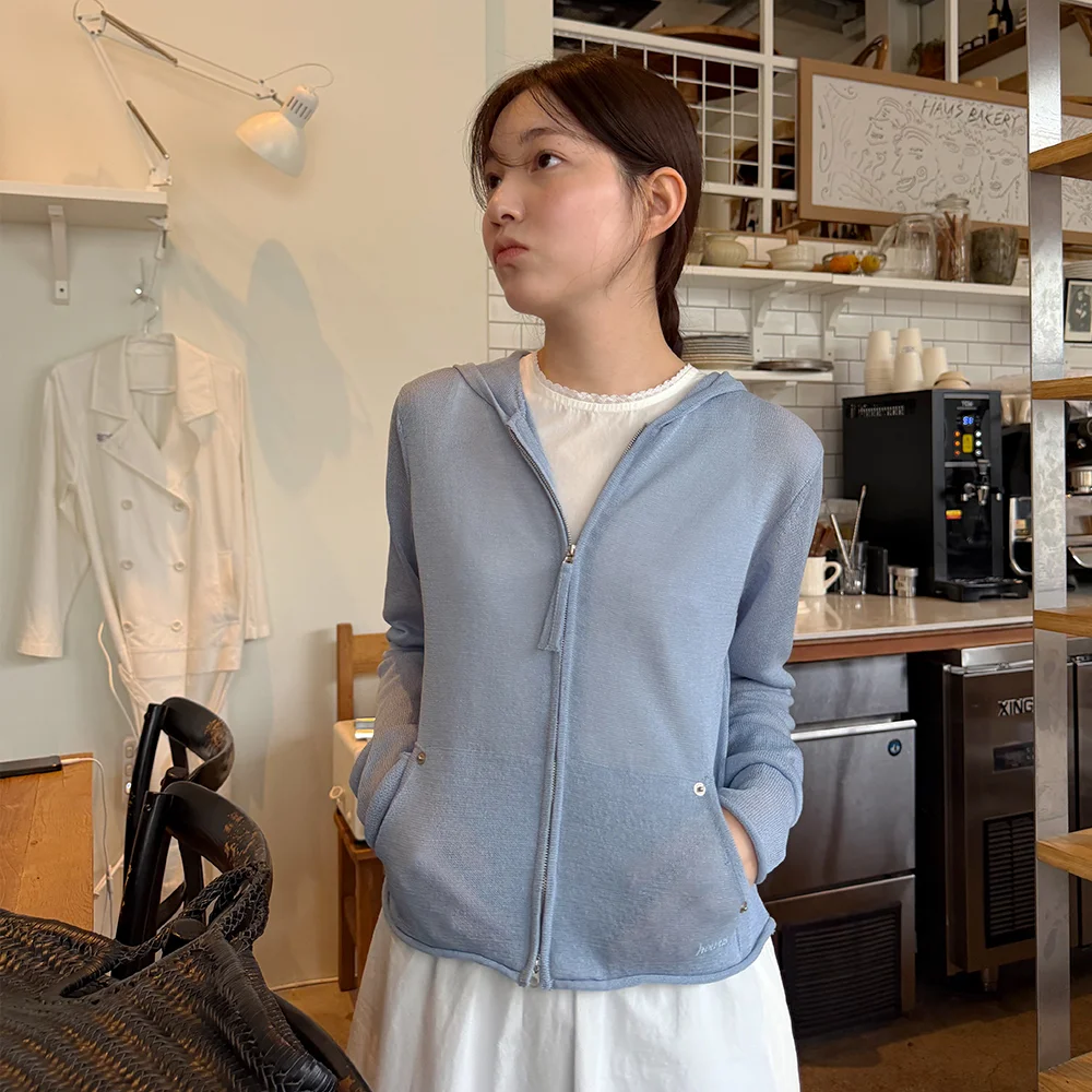 HOT SUMMER HOOD ZIP-UP (SORA)