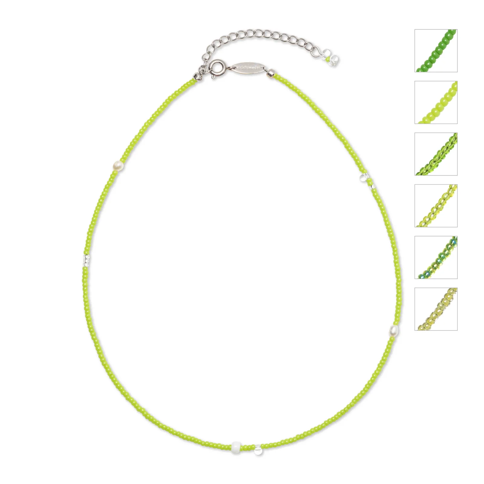 Slurpee Necklace - Green