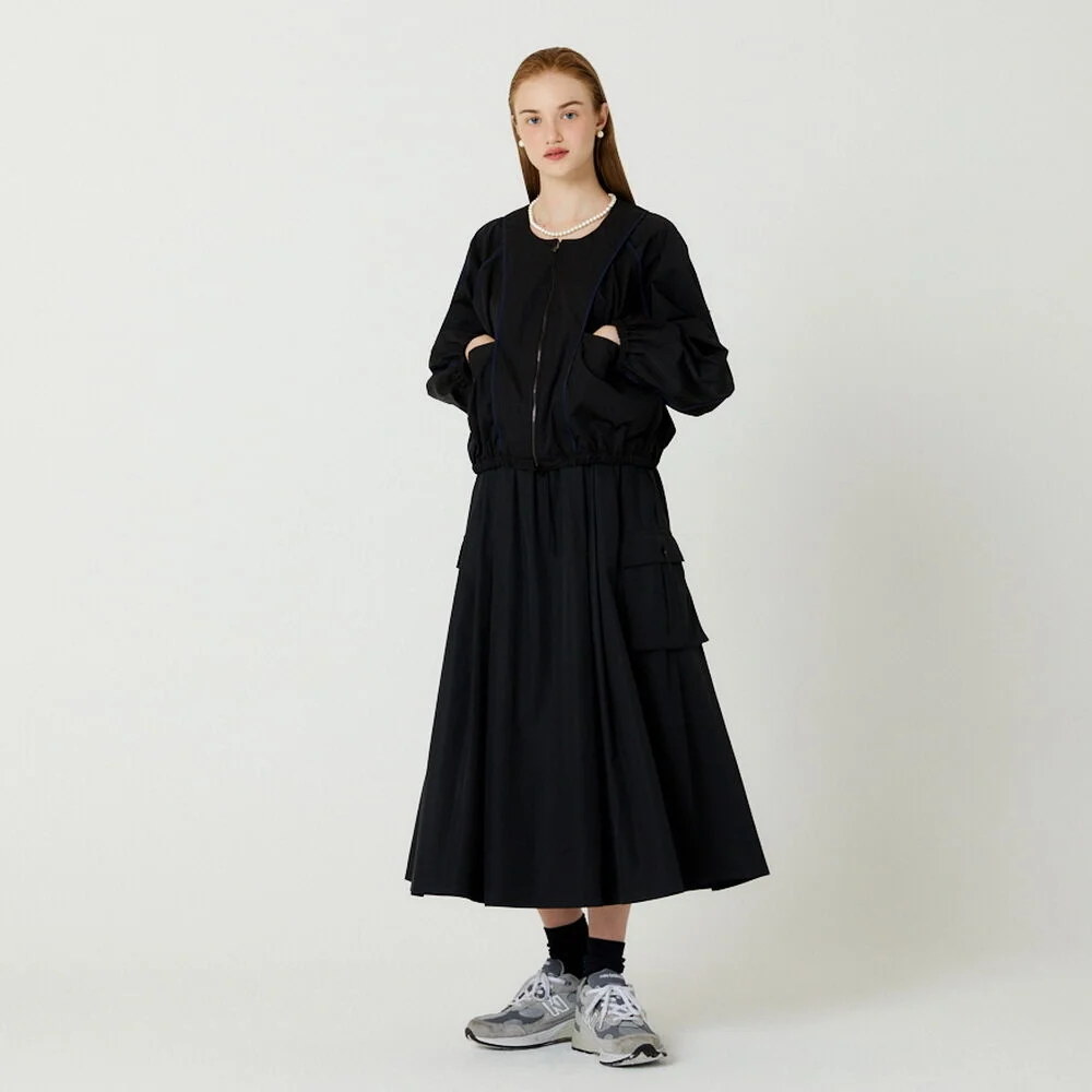 REVERSIBLE COLOR POINT JUMPER(BLACK)