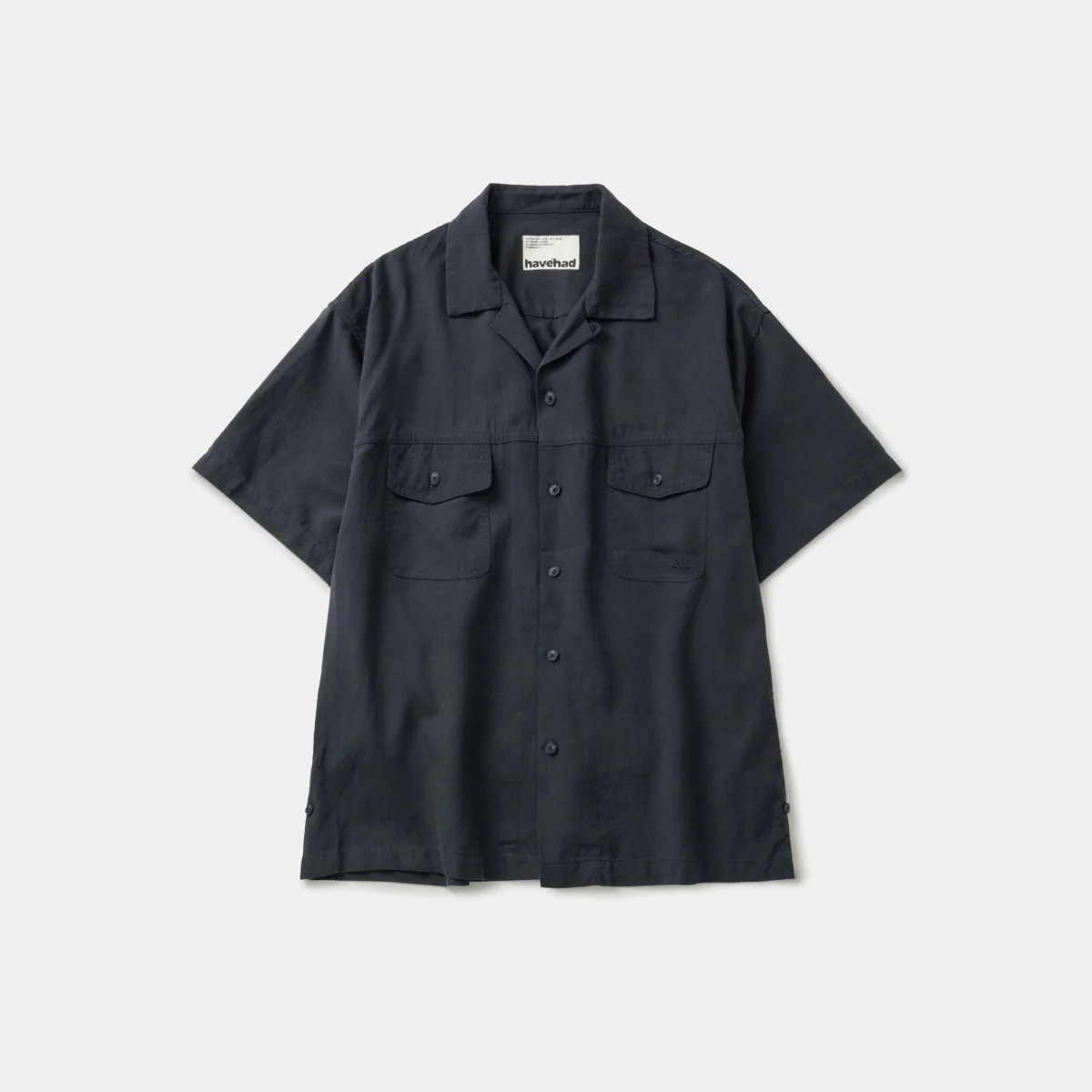 Double Pocket Slub Shirts (Navy)