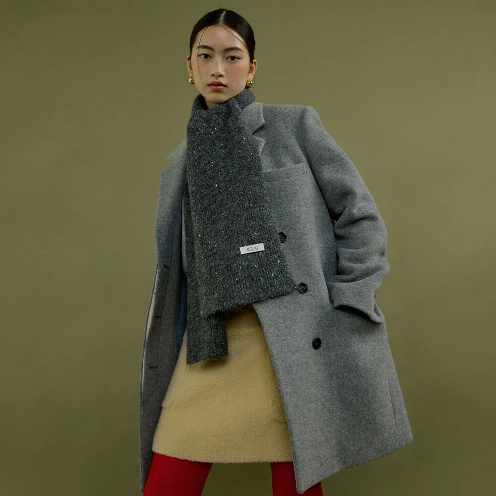 Classic jain coat Grey