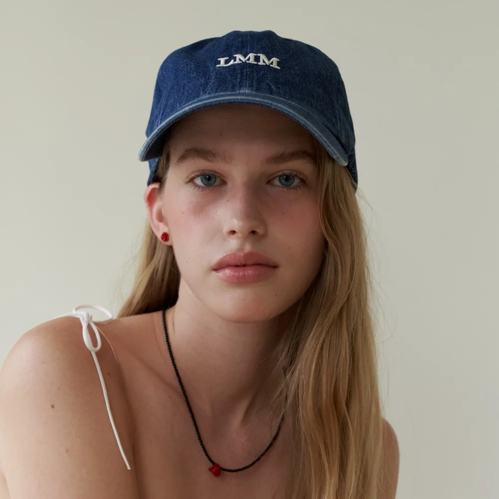 Vintage Denim LMM Logo Ball Cap_Blue