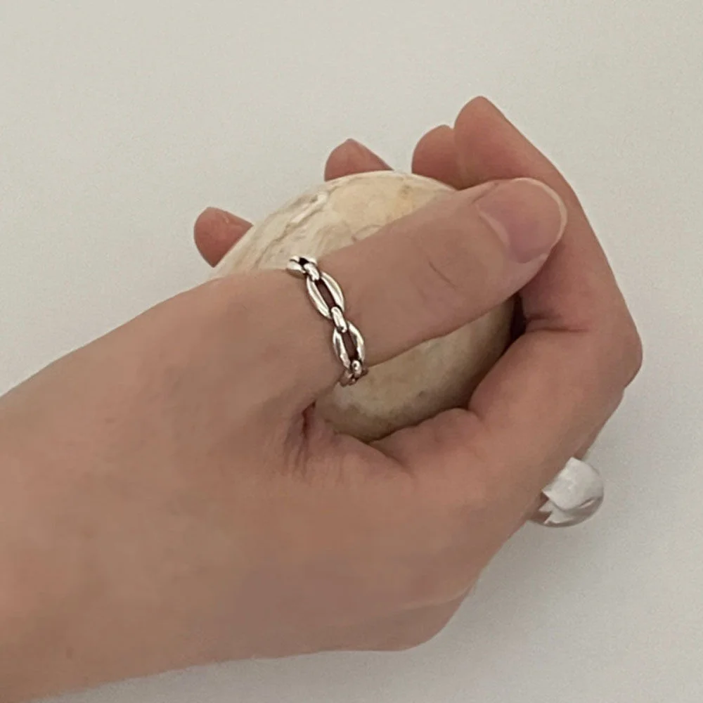 Antique Chain Open-ring