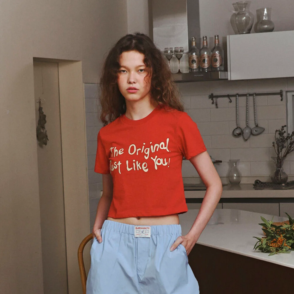 The Original Crop T-shirt / Red