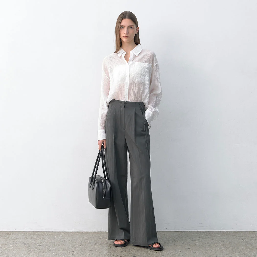 LOW WAIST STRING PANTS(PT-5623)_2Colors