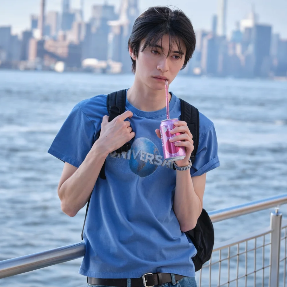 UNIVERSAL WASHED BASIC TEE_BLUE