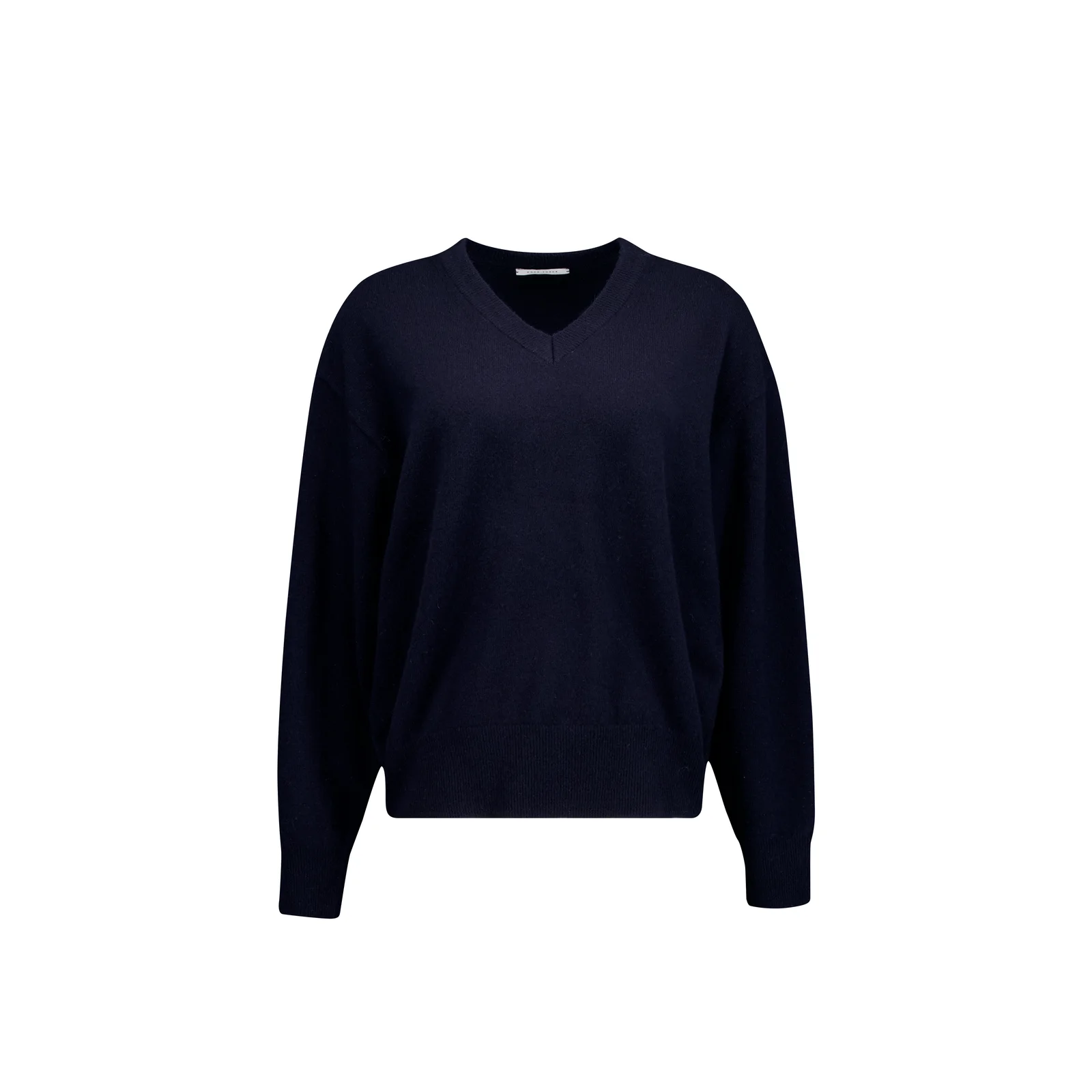 V-NECK KNIT TOP (NAVY)