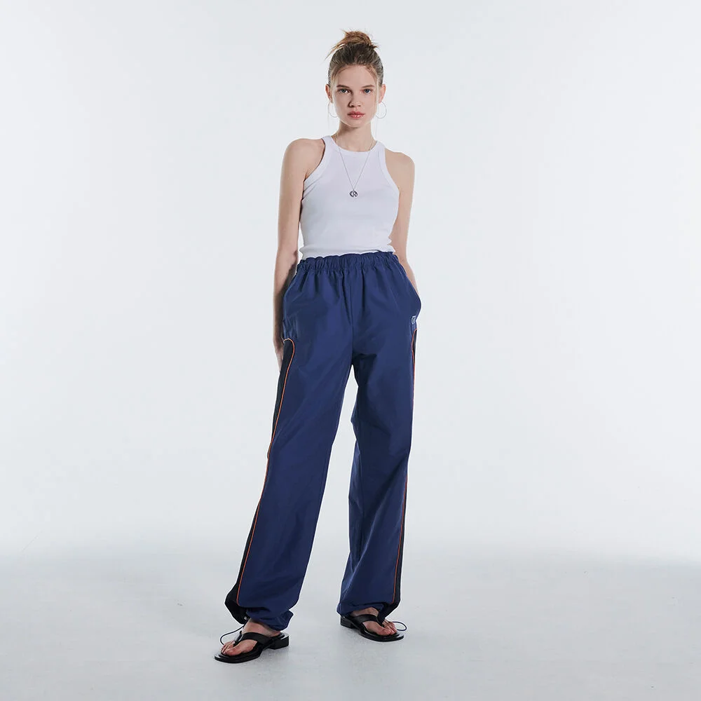WIDE ROUNDING TRACK PANTS KS