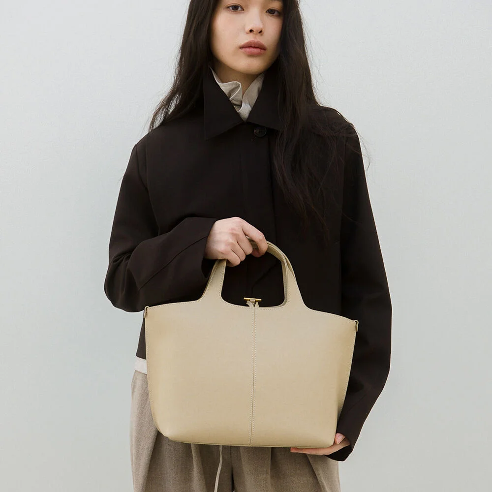 PANIER TOTE BAG (EGG BEIGE)
