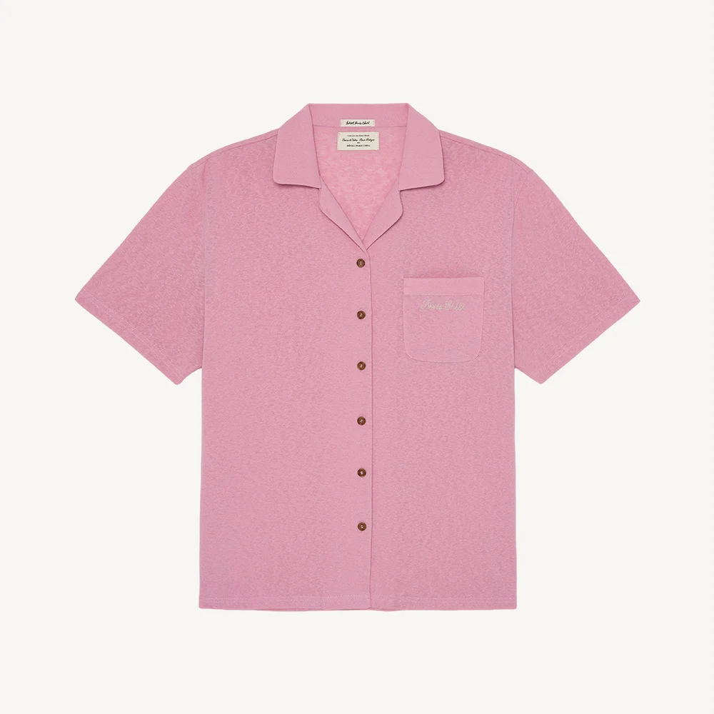 Breezy Night Pajama Shirt (Pink)