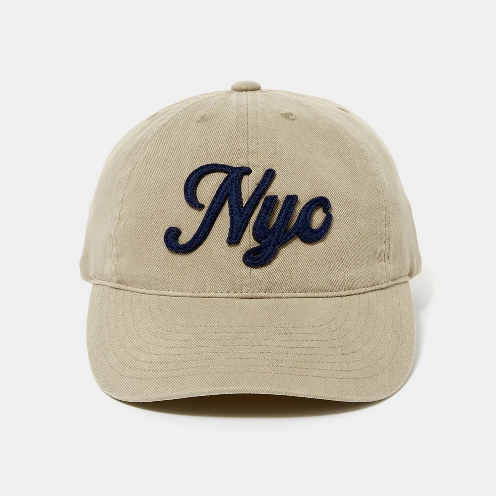 NYC TWILL WASHING BALL CAP 米色