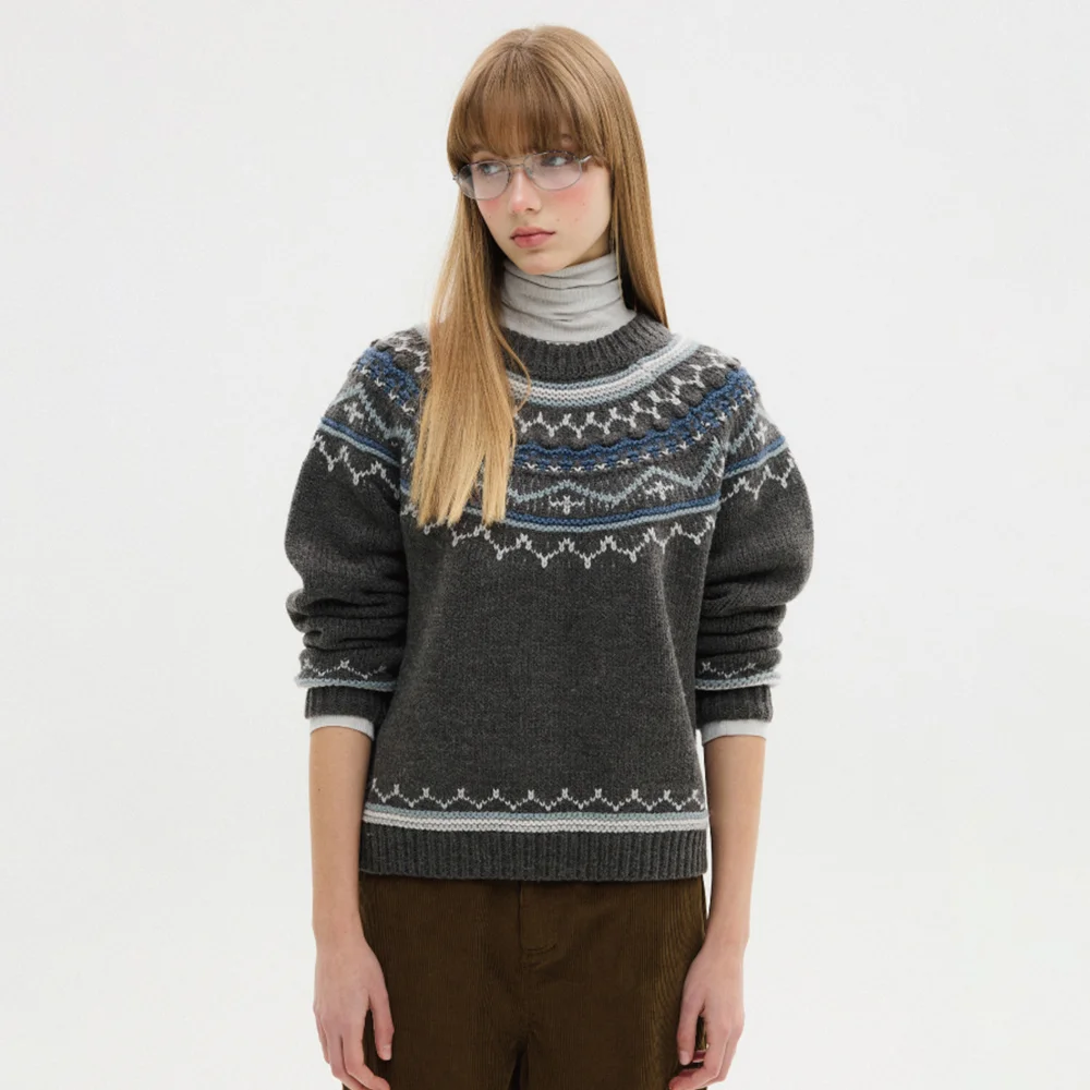 Cowichan Heritage Wool Knit (Charcoal)
