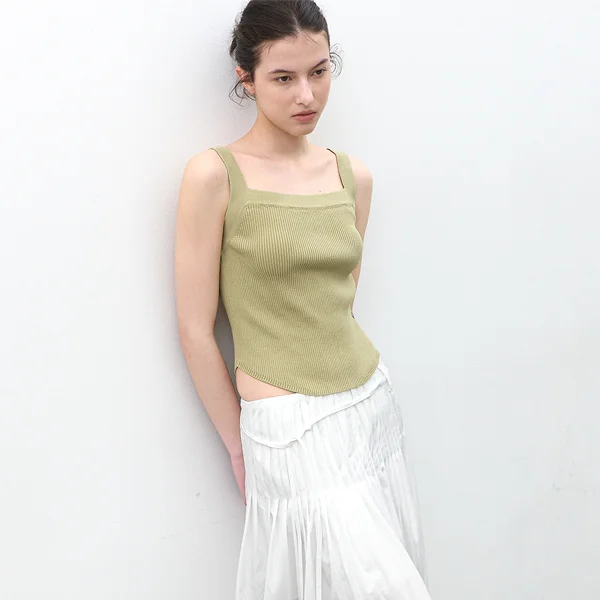 WRINKLE PINTUCK SKIRT S (SK-5094)