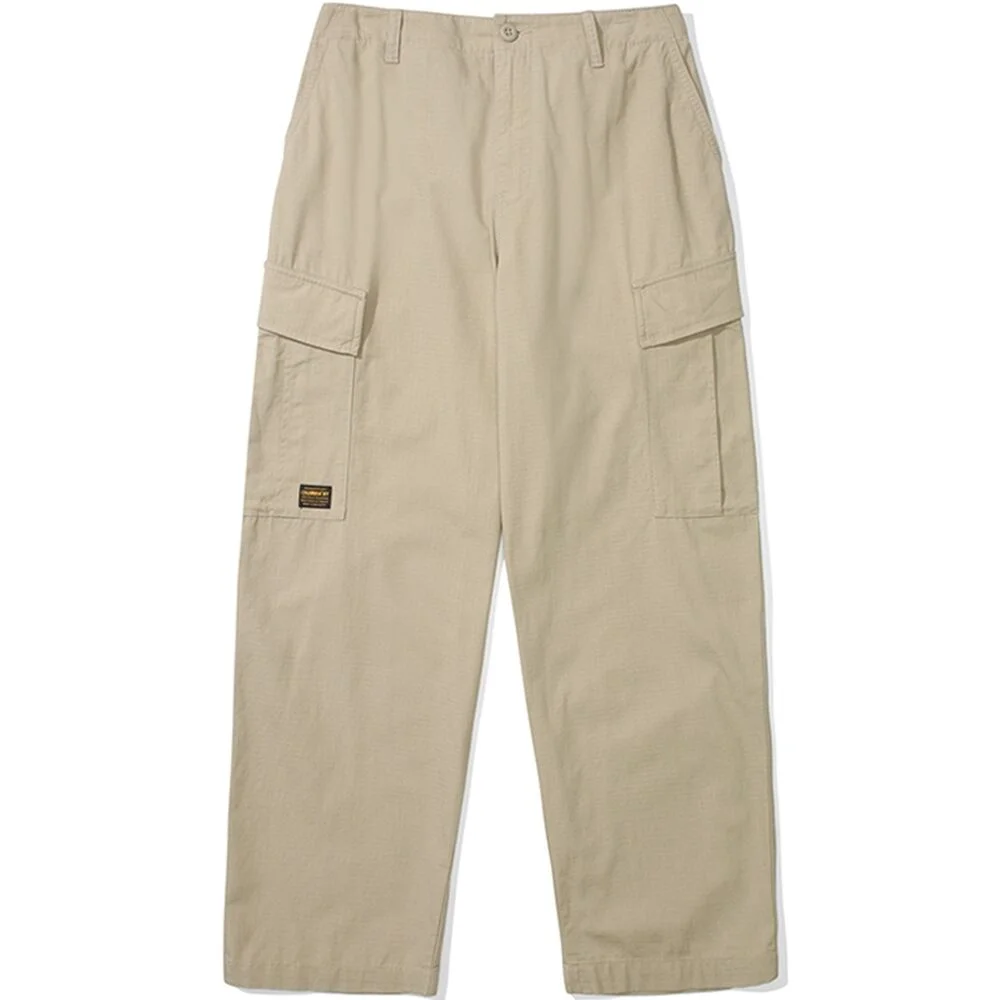 M-LABEL LOOSE-FIT RIBSTOP POCKET PANTS 經典米色