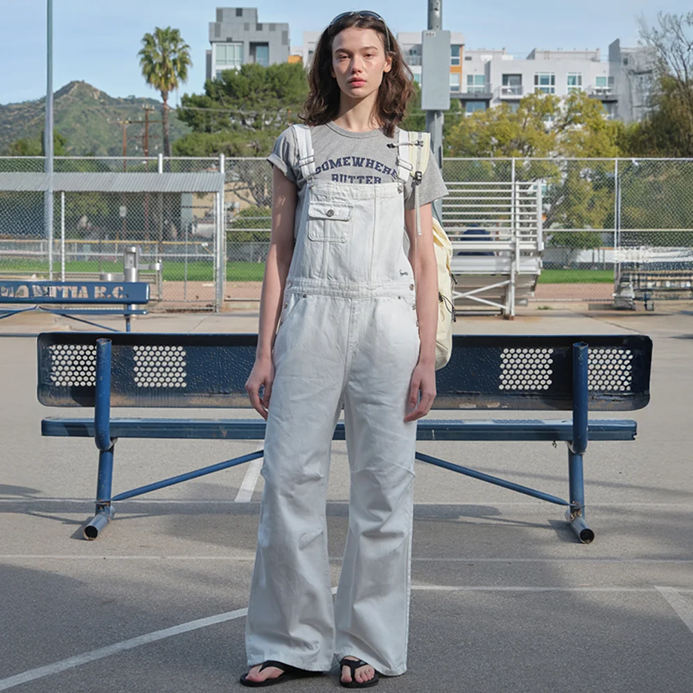 Hokey Cotton Overall - Ivory