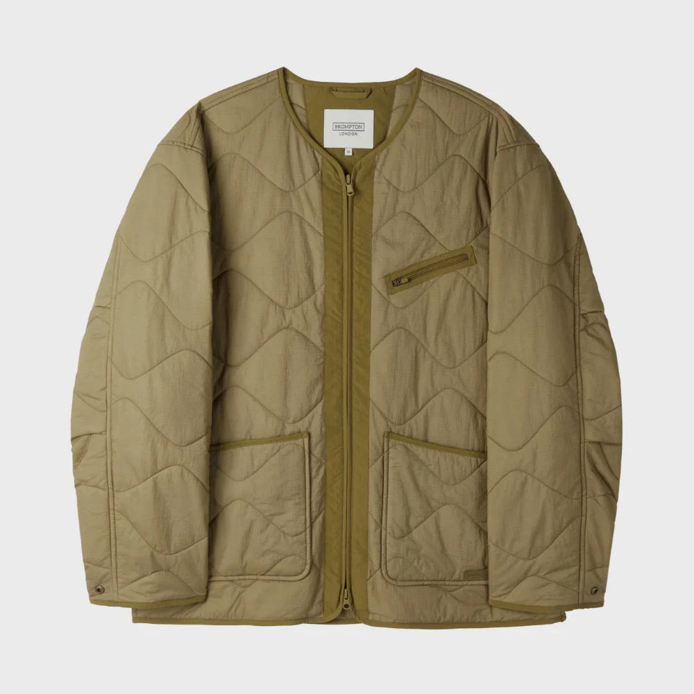 BRITISH CAMPER QUILTED JACKET - BEIGE (P254UPD430)