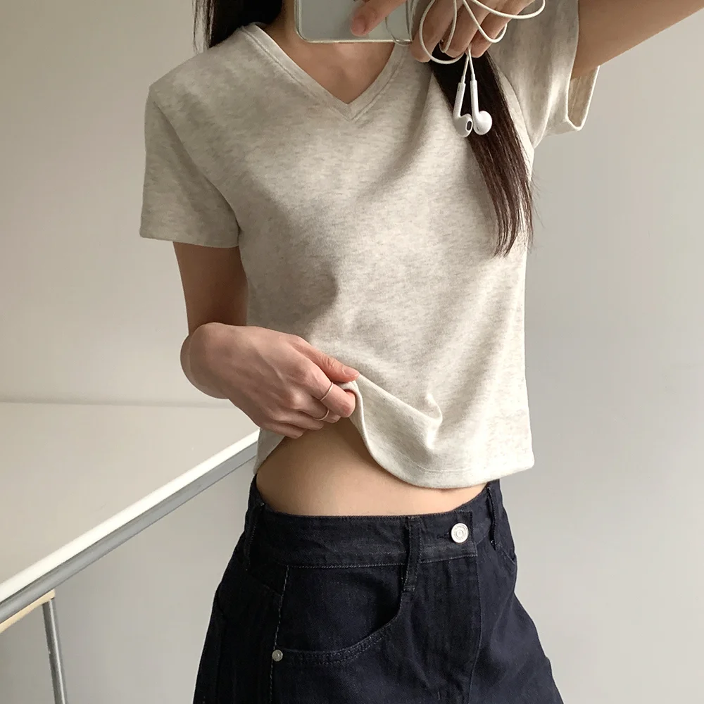 Base v-neck t-shirt (4colors)