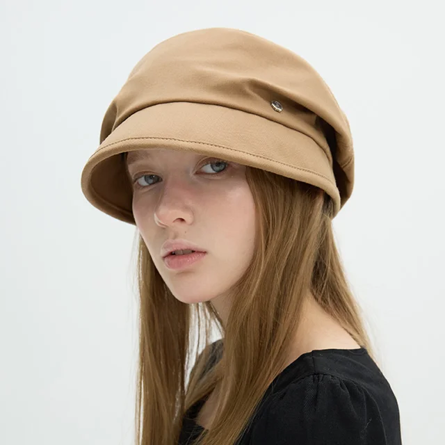 Drapery Celine Hat - Camel Beige
