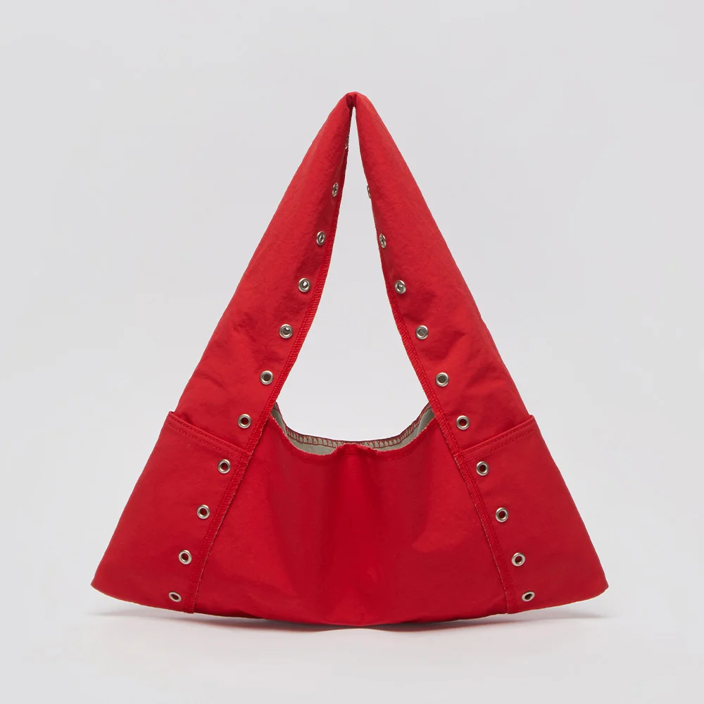 Small eyelet shoulder bag(Red)