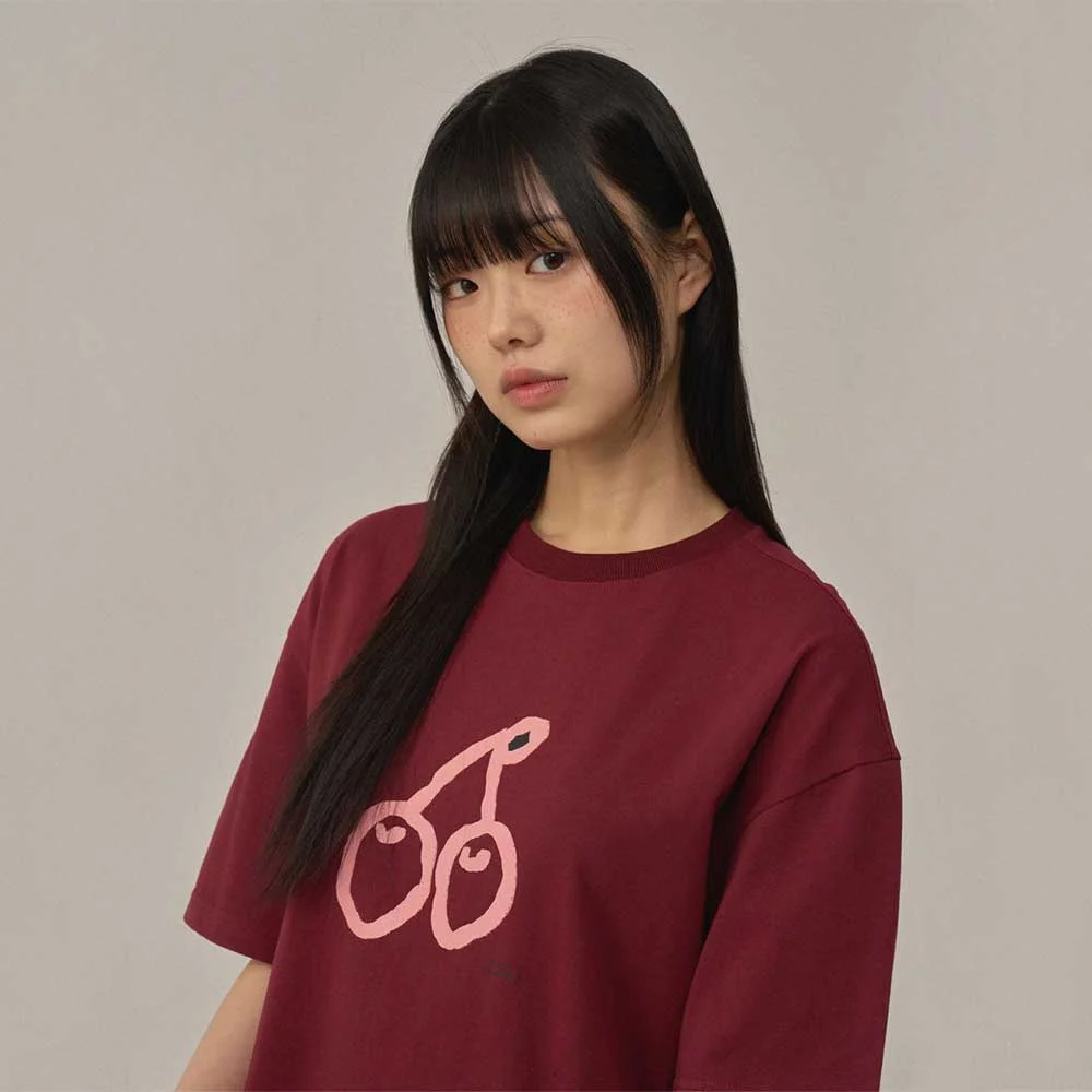 BP Cherry T-Shirt_BURGUNDY