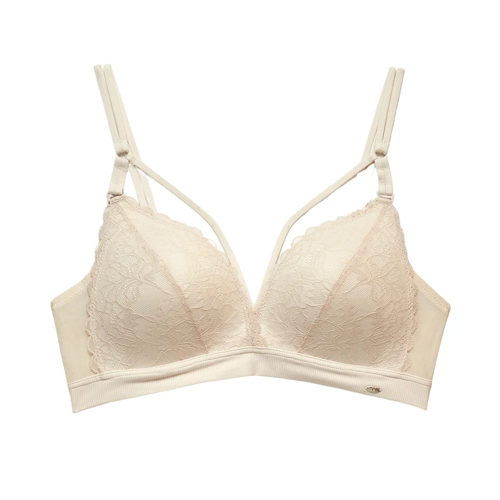 無鋼圈 雙 Bralette 胸圍