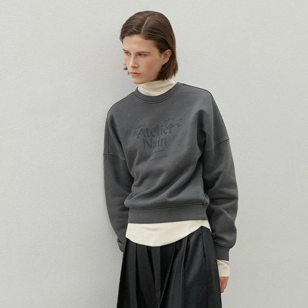 PIGMENT CRACK SWEATSHIRT(T-6899)