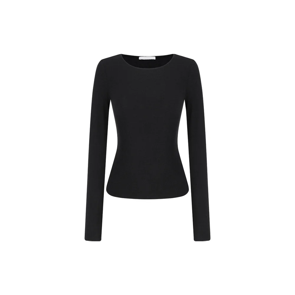 Round t-shirt, Black