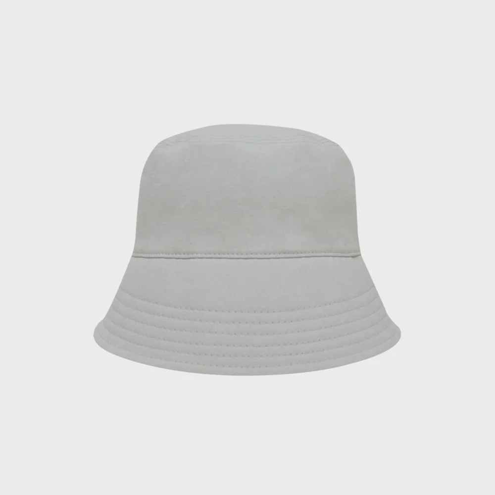 TWO-TONE BUCKET HAT (GREY/LIME)