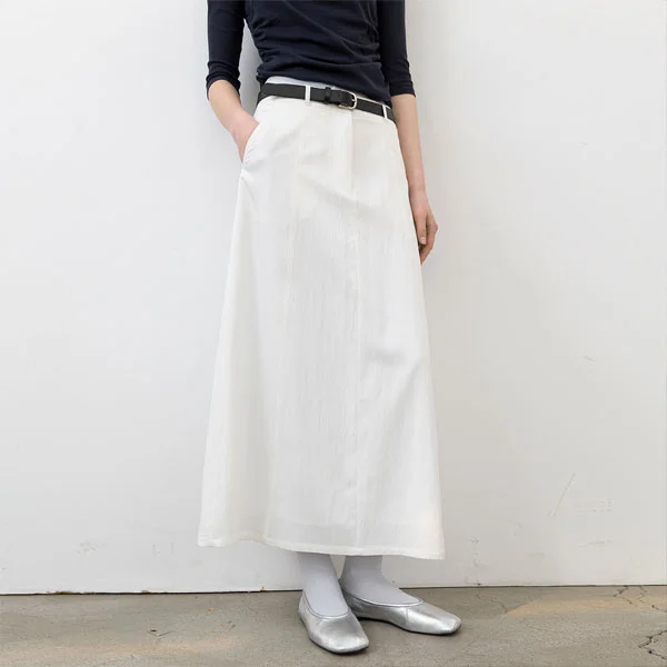 BELT SET SEMI-A MAXI SKIRT S (SK-5095)