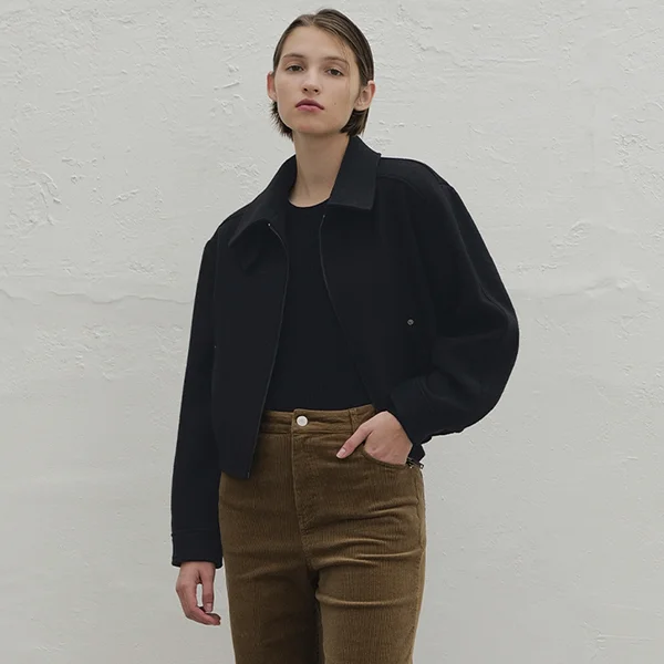 WOOL CLARE BLOUSON JUMPER (JP-524)