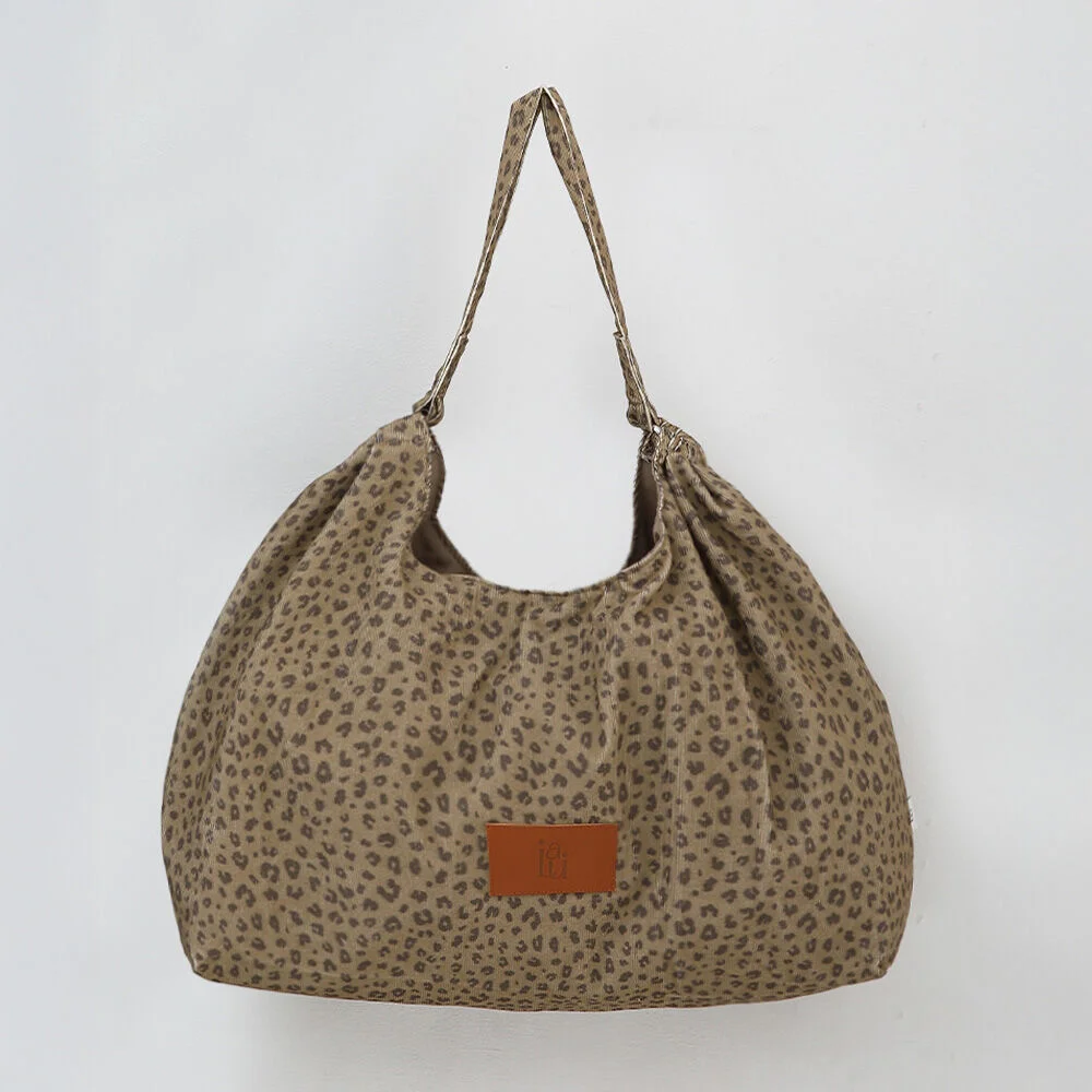 Leopard hobo bag Brown