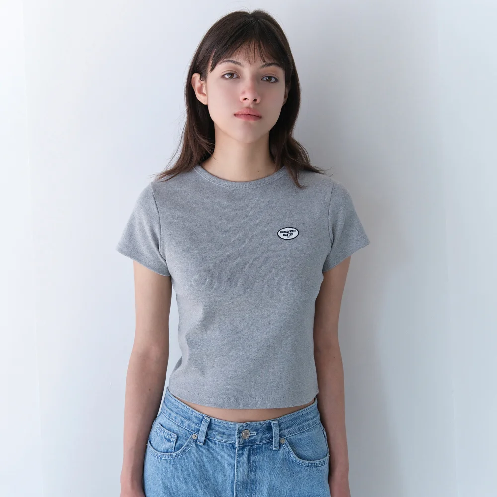 Cost Wappen Top - Grey