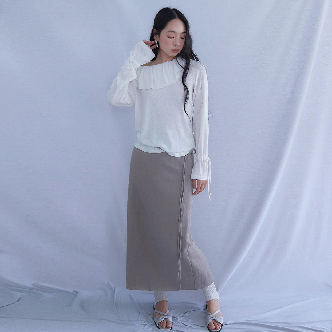 TIE LONG SKIRT