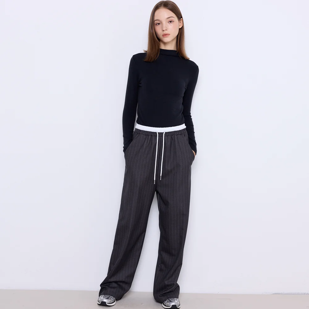 Stripe Ease Banding Pants