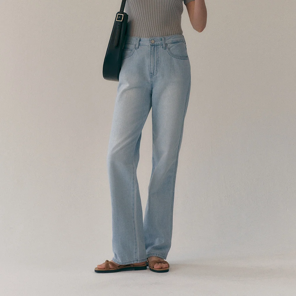 Cloud Touch Denim Pants (Silky Blue)