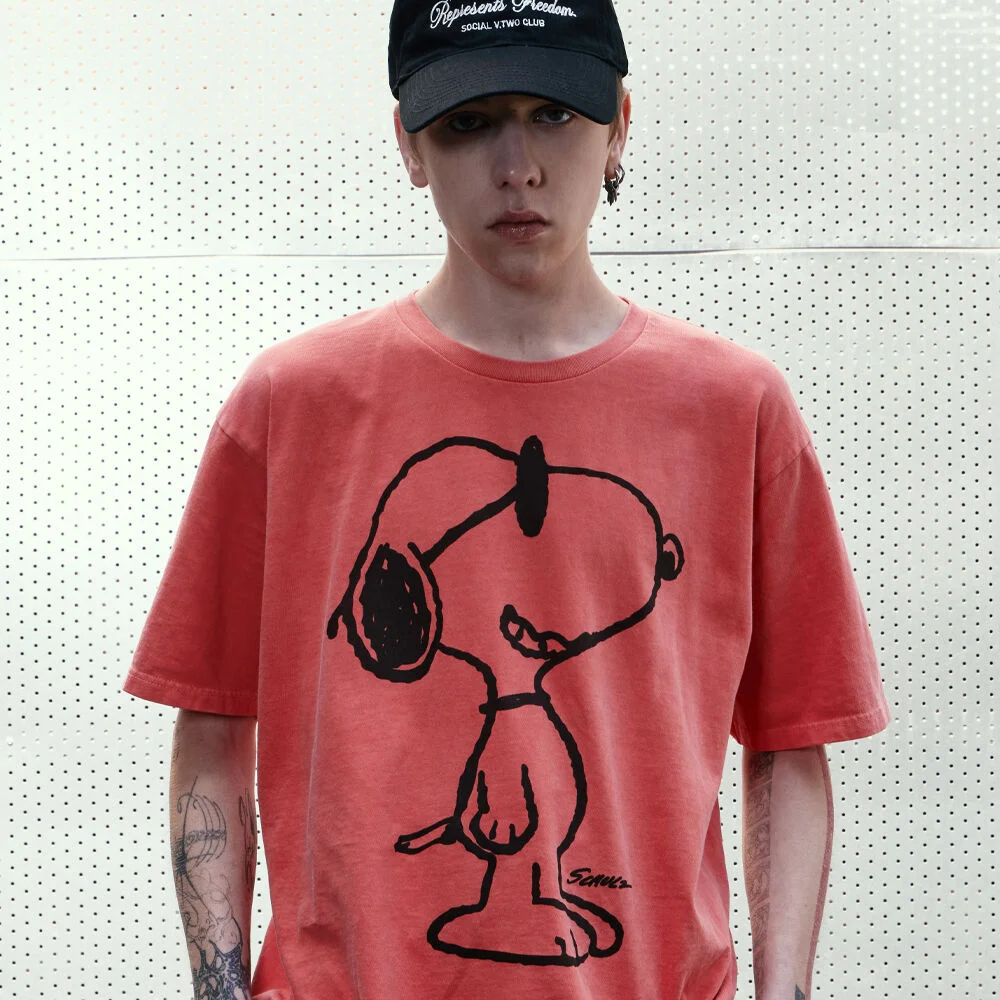 太陽眼鏡 史努比 Pigment T恤 (ORANGE)