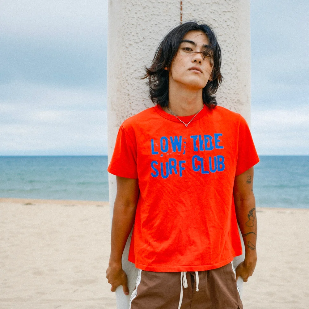 Low tide surf club S/S Tee, Red