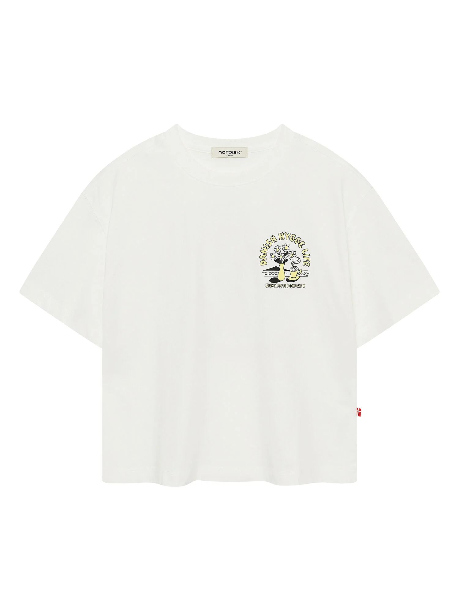 花卉 圖案 短袖 T恤 - W_Off White_OWM26242W3