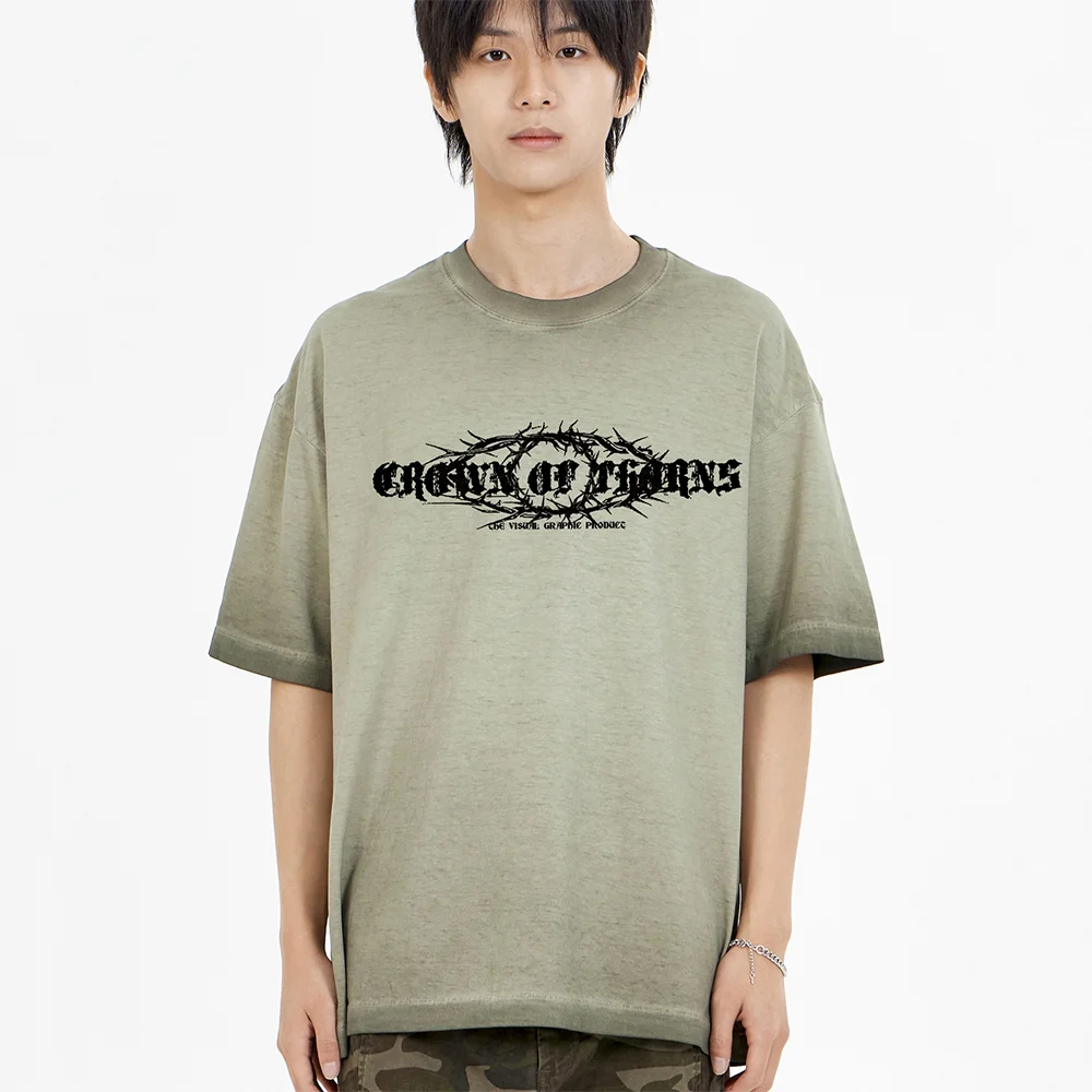 皇冠 Tron Pigment 短袖T恤 卡其色
