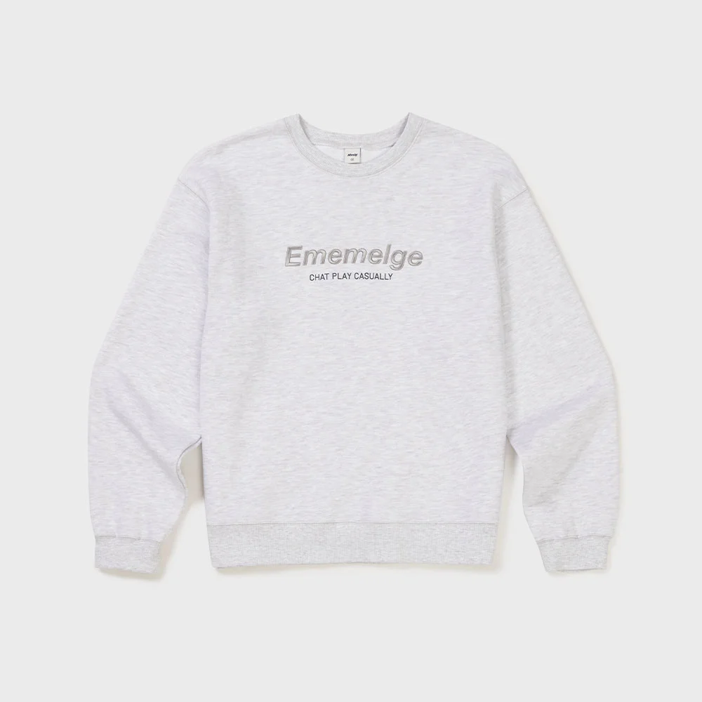 NEW LETTER SWEAT (ASH GREY)