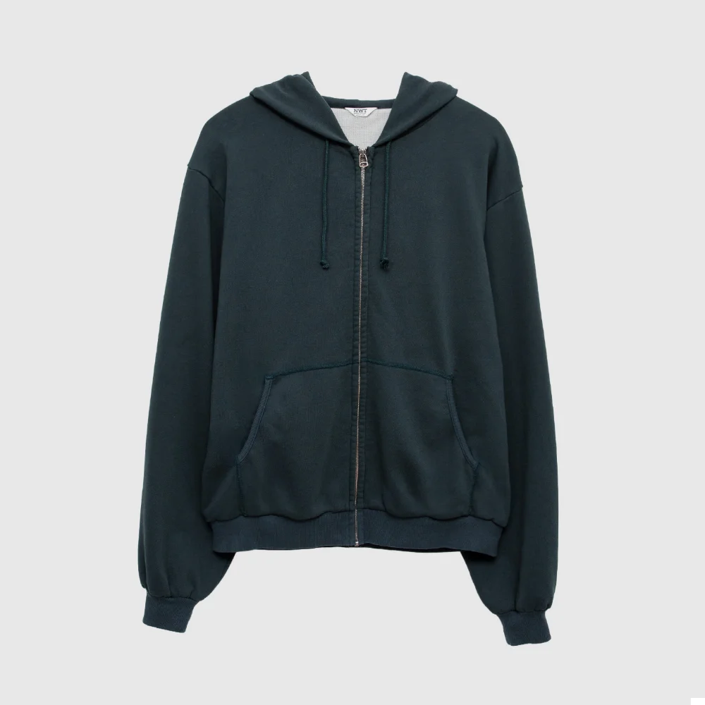 Thermal Zip Hoodie (Green)