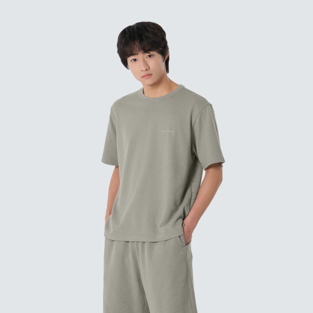 毛圈布 短袖 T恤 Khaki Gray (S26MMFTS34)