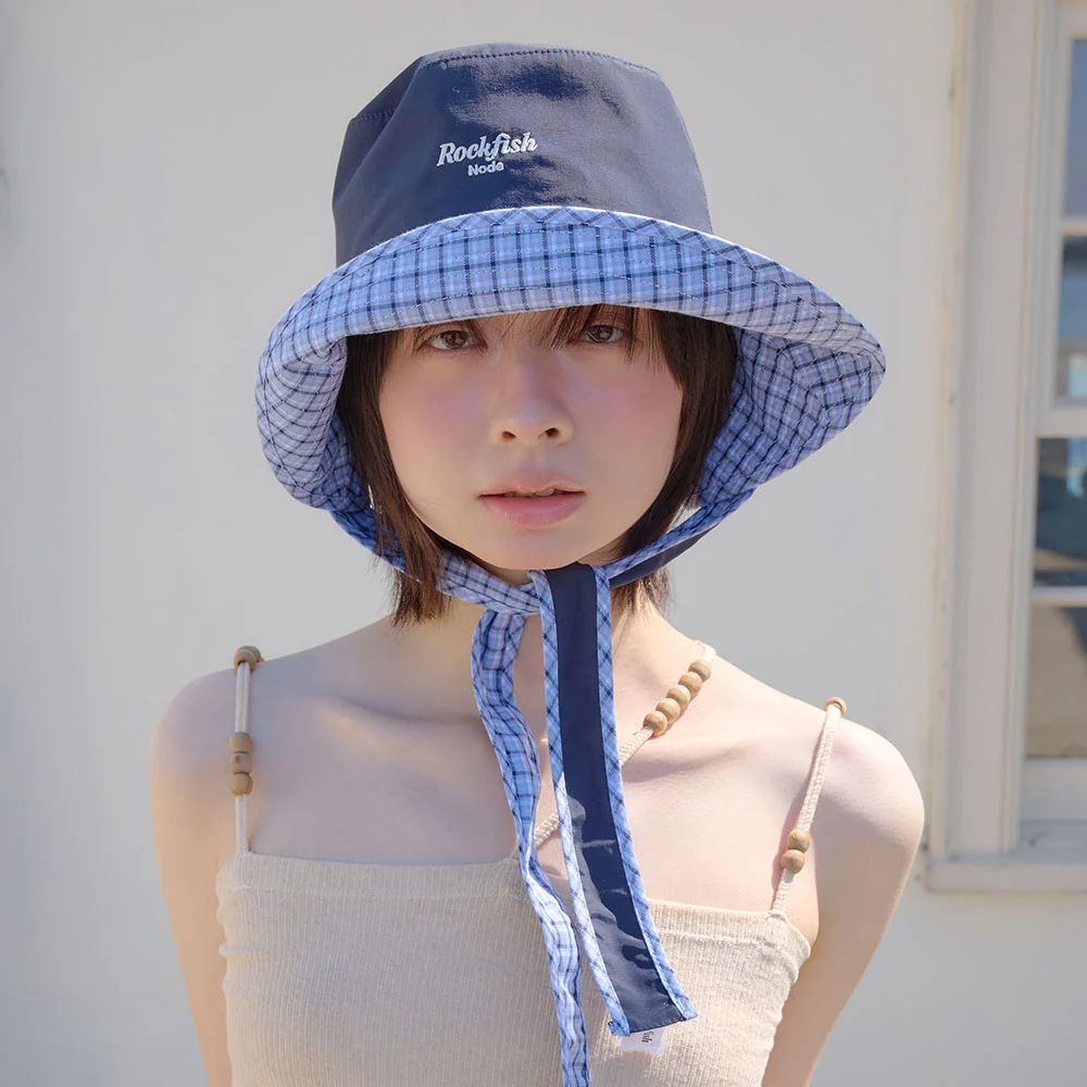 REVERSIBLE WIDE BUCKET HAT - 4 colors