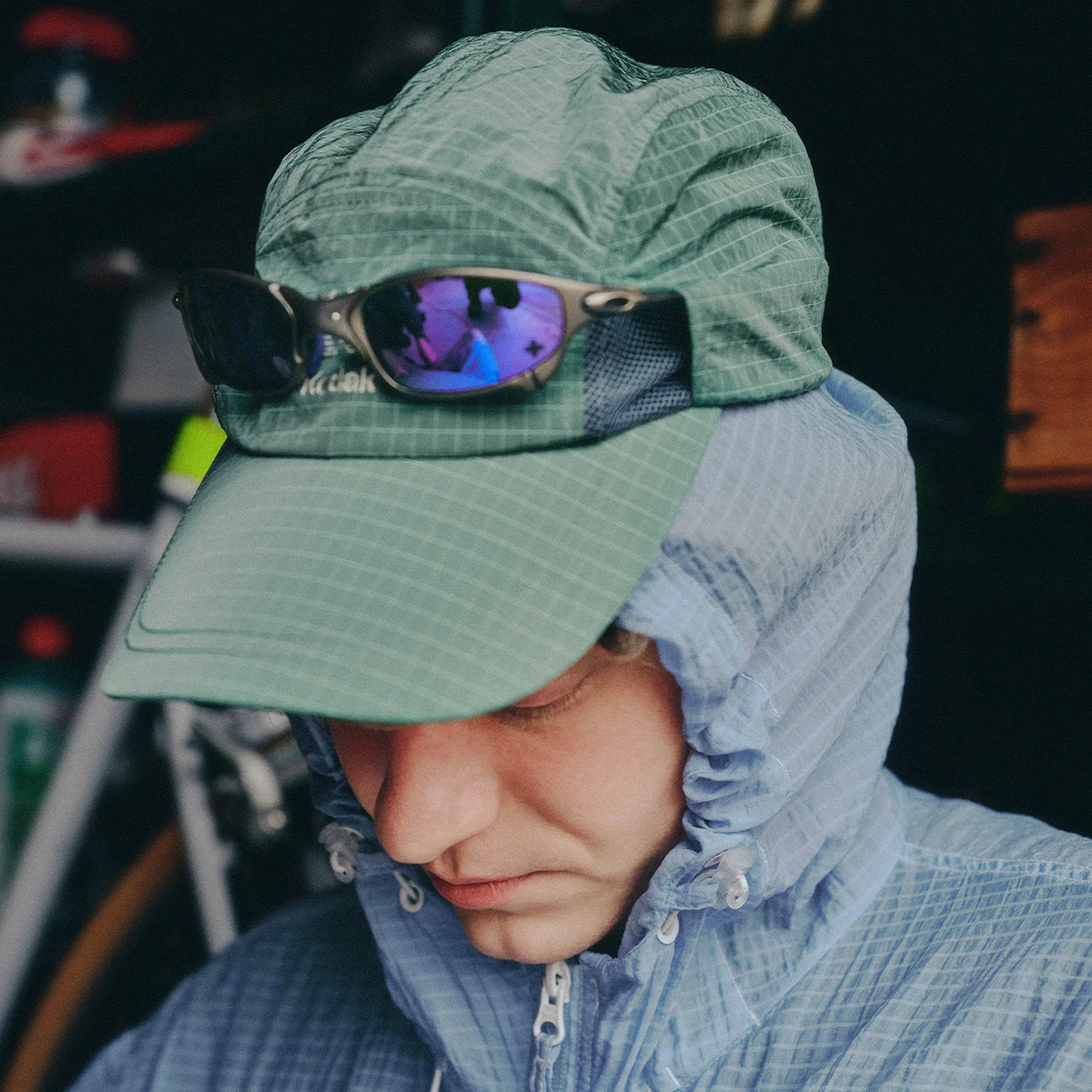 淺 防撕裂布 Camp Cap GREEN