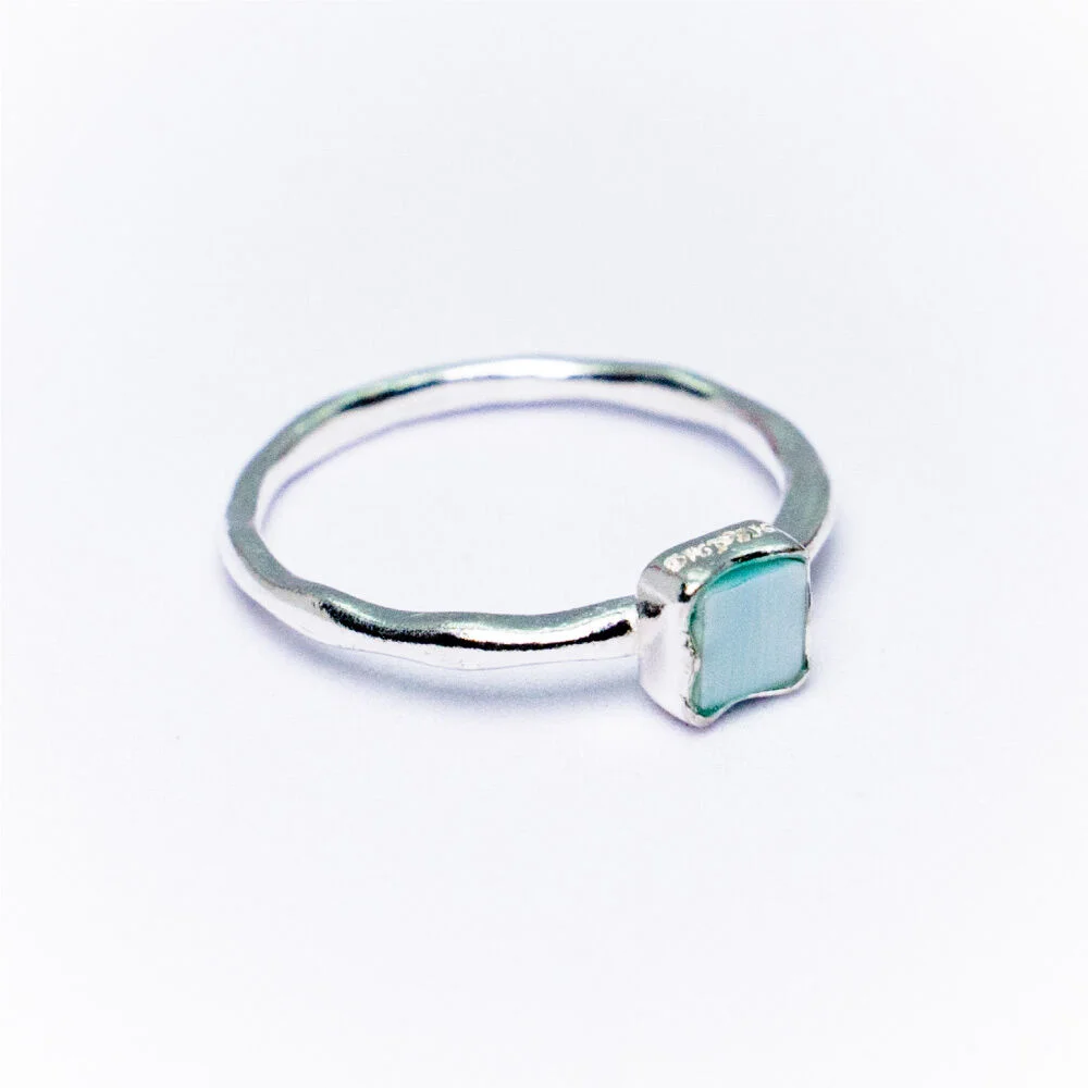 HR 166R_Mint Cat's Eye Ring (Silver 925)