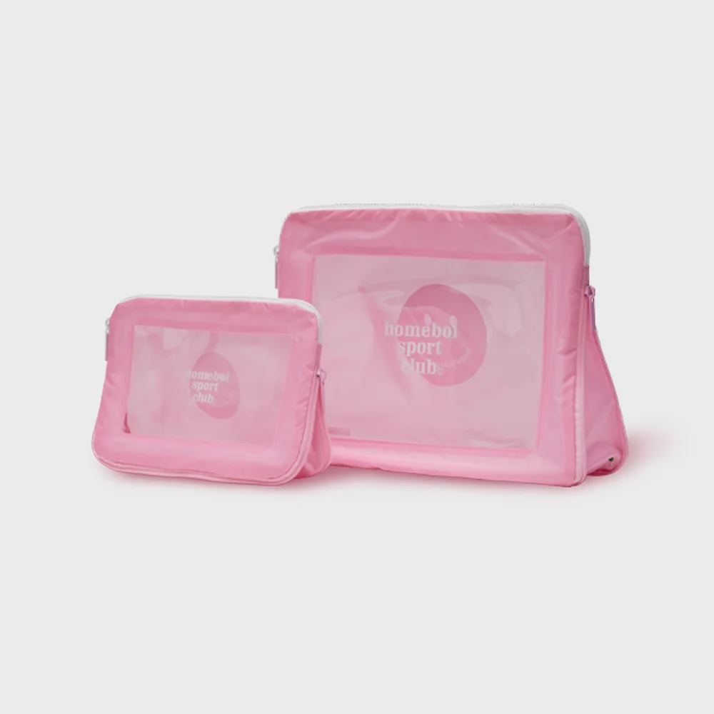 travel pouch set - pink
