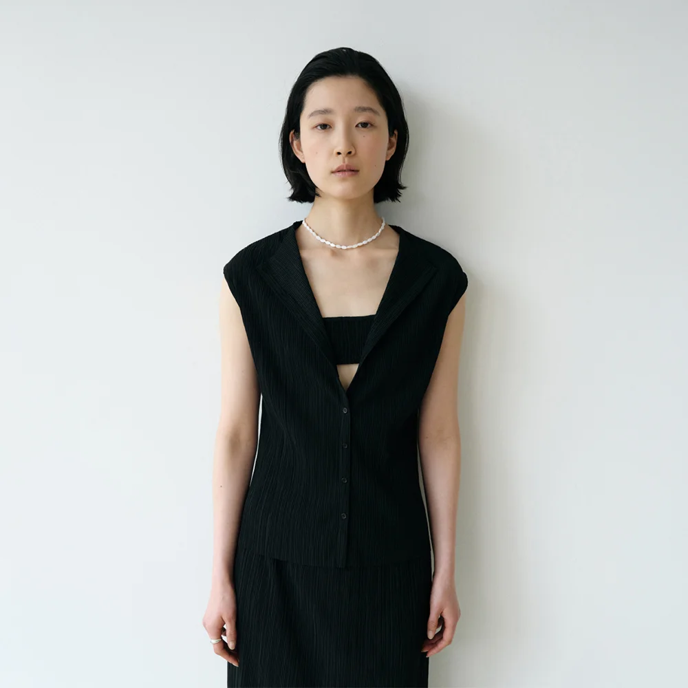 PLEATS BUSTIER SET UP