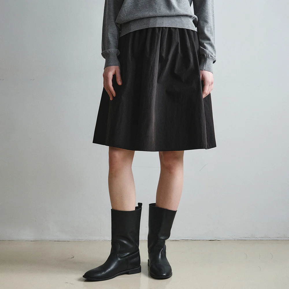 Mori Flare Skirt_BLACK(W26SK01)